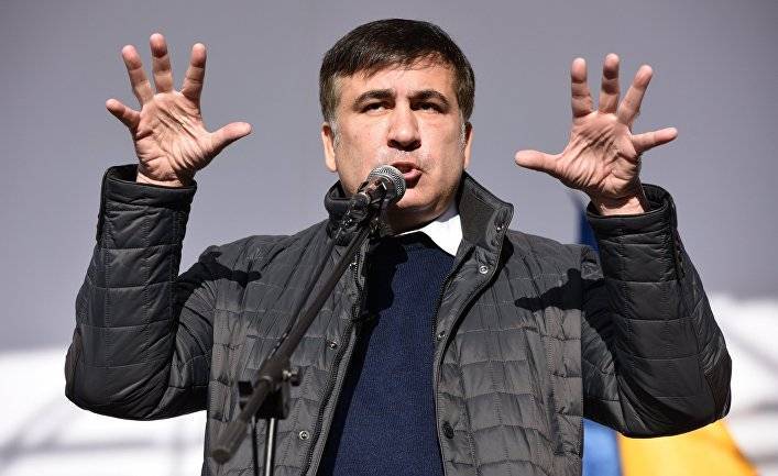 Страна (Украина): Саакашвили предрек усиление войны в Донбассе после закрытия оппозиционных телеканалов