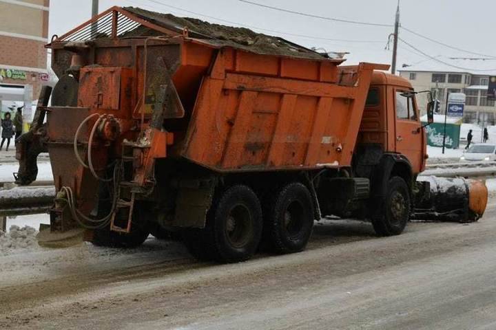 В Краснодаре израсходовали 530 тонн песко-соляной смеси