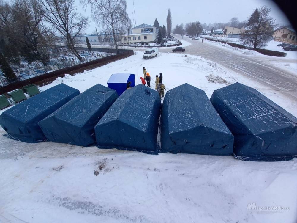 Спасатели Липецкой области переведены на усиленный режим работы из-за метели