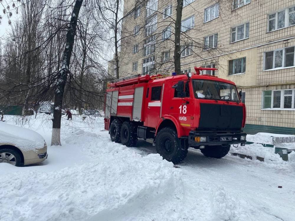 В Киеве горел детский сад (ФОТО)