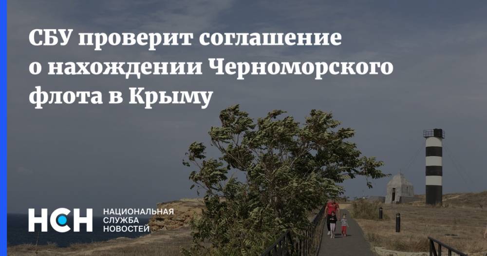 СБУ проверит соглашение о нахождении Черноморского флота в Крыму