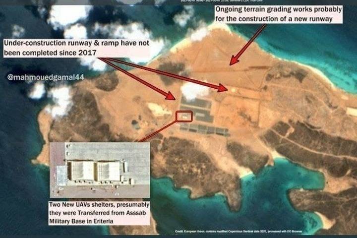 Неизвестная военная база появилась на стратегическом острове в Баб-эль-Мандебском проливе