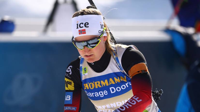 Норвежская биатлонистка назвала очень опасным инцидент с падением световой мачты