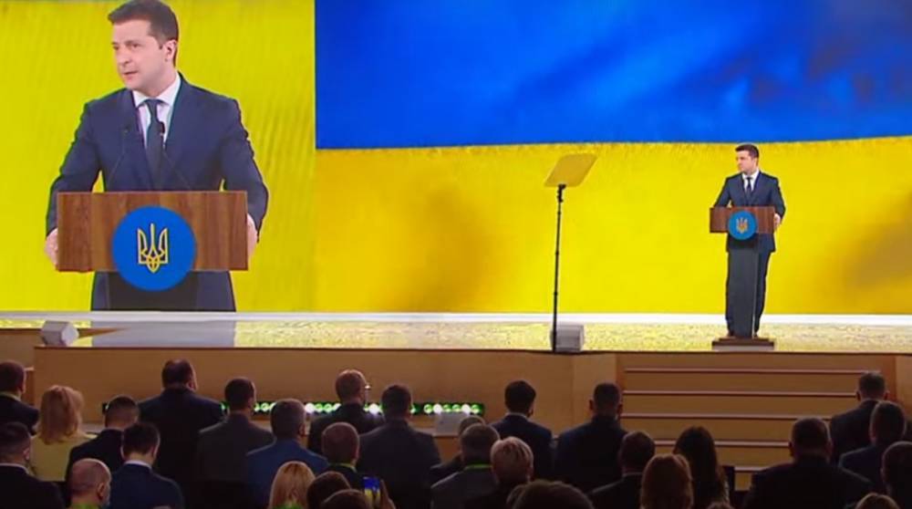 Зеленский выступил на съезде партии «Слуга народа» – видео