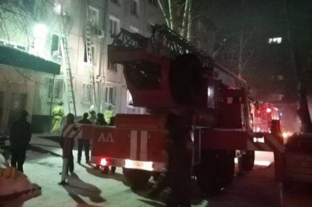 В Краснодаре потушили пожар в многоквартирном жилом доме