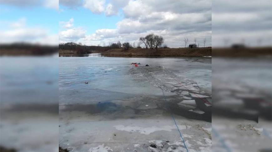 Рыбак провалился под лед на Свислочи в Минске