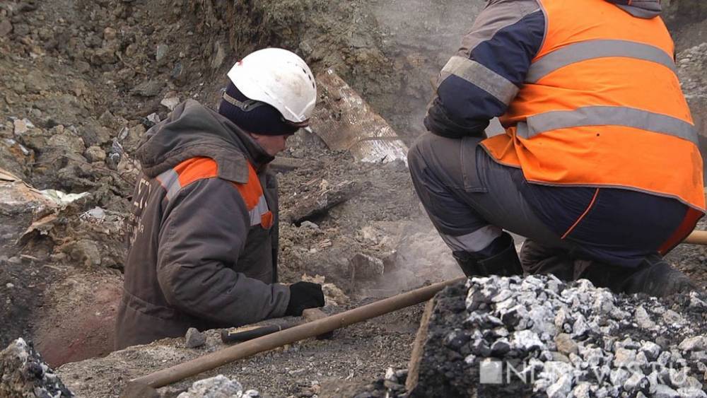 В Кузбассе коммунальщики нашли кости мамонта при замене труб