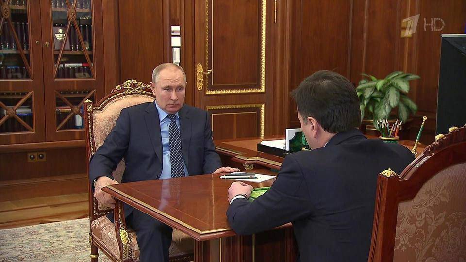 Развитие Московской области в центре внимания Владимира Путина на встрече с главой региона