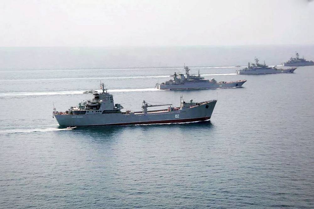 Российские корабли следят за испанским фрегатом в Черном море