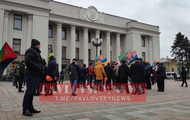 Львовские шахтеры протестуют в Киеве
