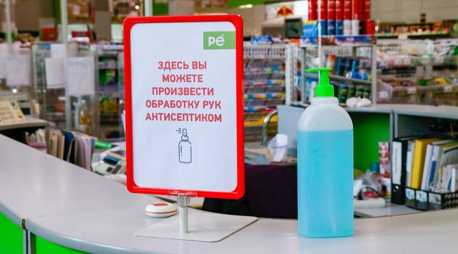 В Удмуртии закрыли целый магазин из-за того, что там не было антисептика
