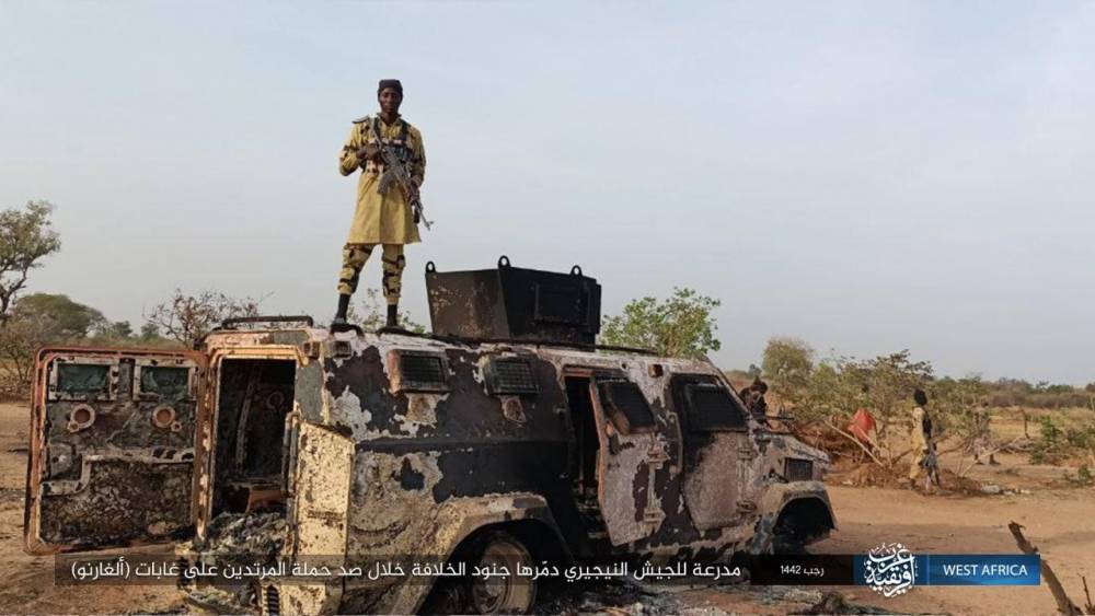 Боевики «Исламского государства» уничтожили все эмиратские бронеавтомобили в Нигерии