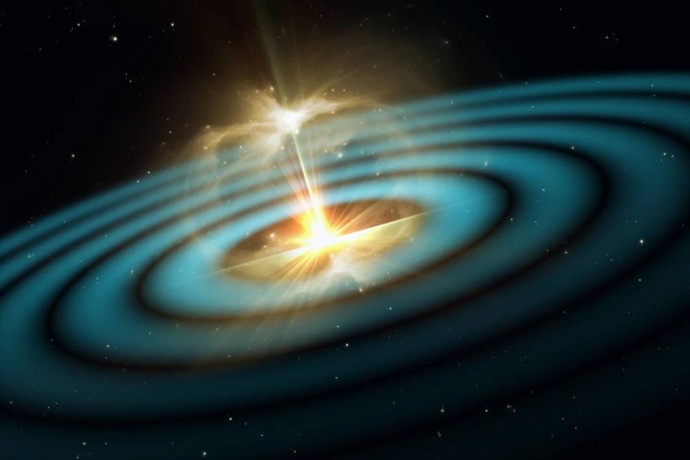 Источником гравитационных волн может быть темная материя