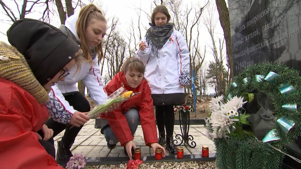Патриотическая акция «Память», посвящённая Дню Хатынской трагедии, проходит в Беларуси