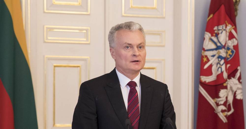 "Я прибыл в вашу страну с известием дружбы": президент Литвы выступил в Раде, он говорил на украинском