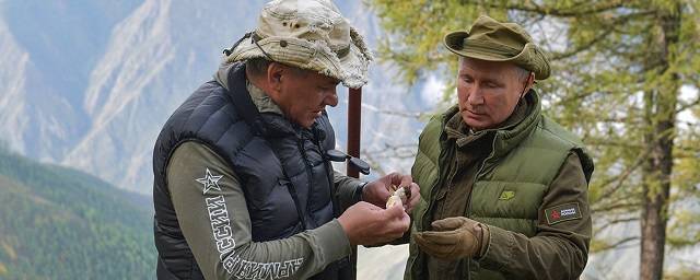 Владимир Путин отдохнет с Сергеем Шойгу в сибирской тайге