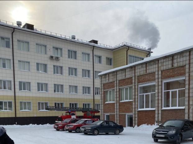 Пожар произошел в Томском техникуме информационных технологий