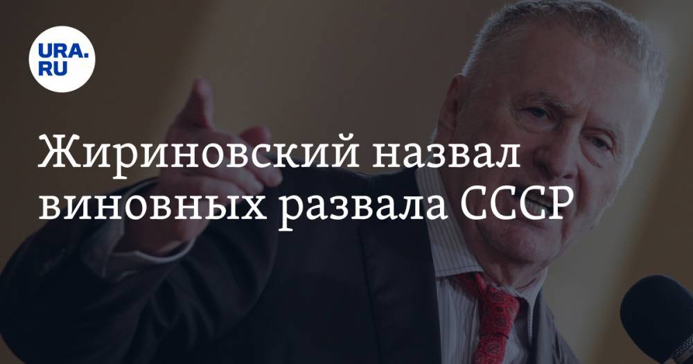 Жириновский назвал виновных развала СССР