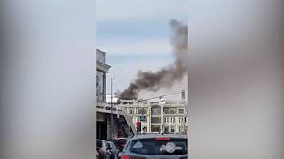 В Казани загорелся ресторан в здании ГУМа — видео