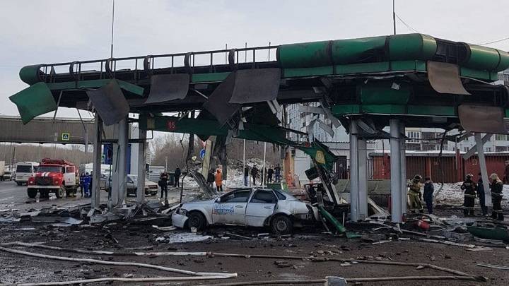 Взрыв прогремел на АЗС в Новокузнецке
