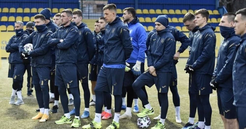 Подготовка в "пузыре": сборная Украины провела первую тренировку в 2021 году (видео)