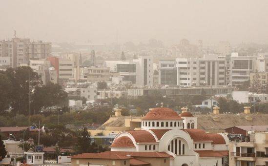 Кипр во власти пыльной бури