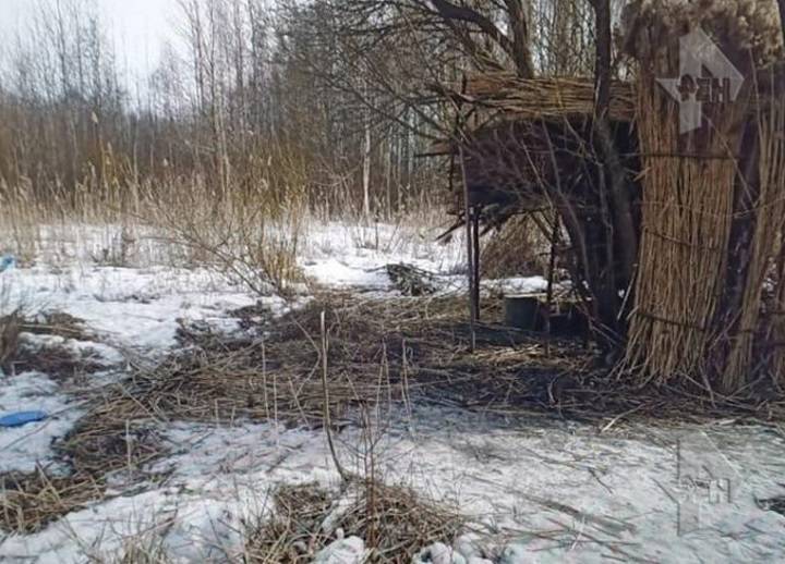 Скелет ребенка и хижину нашли подростки в парке на юге Санкт-Петербурга