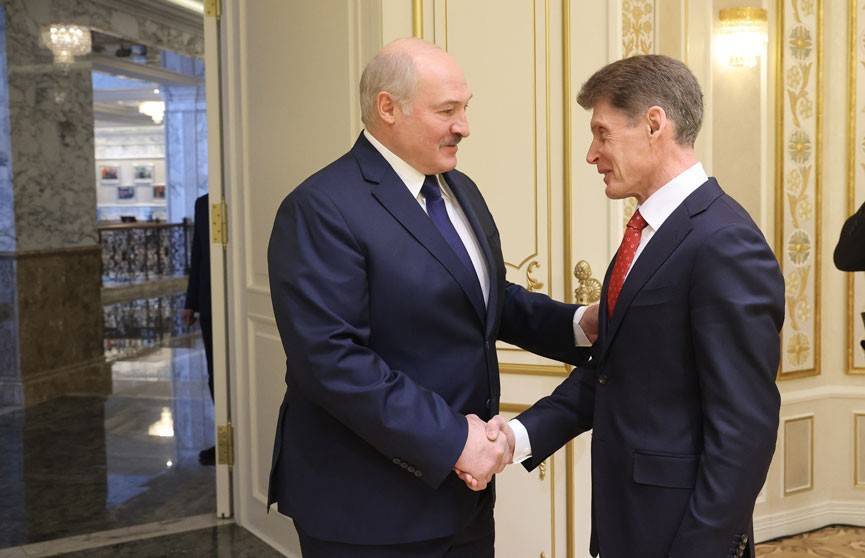 Александр Лукашенко встретился с губернатором Приморского края Олегом Кожемяко