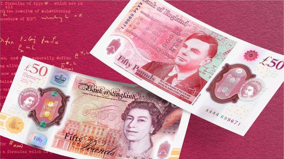 Банк Англии представил новую банкноту в честь известного математика и криптографа