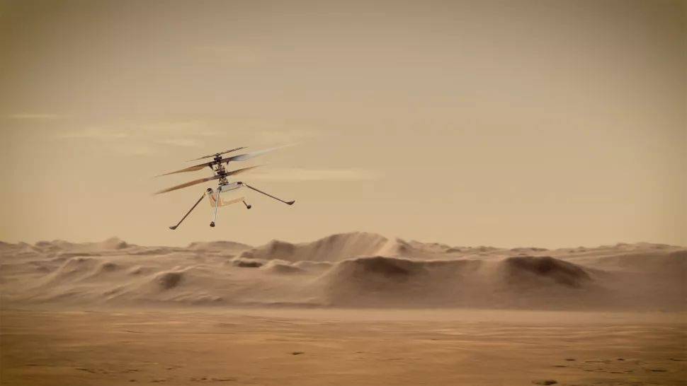 NASA назвало дату полета первого вертолета на Марсе