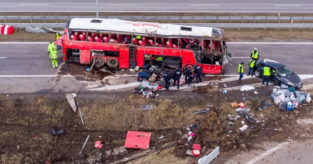 ДТП украинского автобуса в Польше: число жертв увеличилось