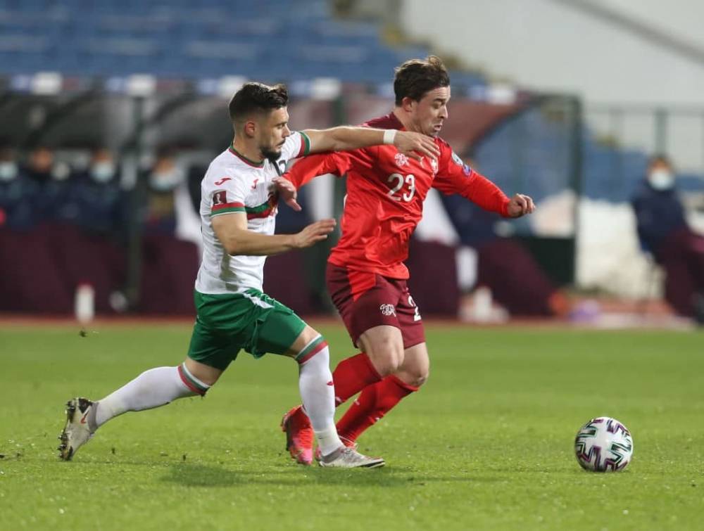 Швейцария уверенно обыграла Болгарию в отборе на ЧМ-2022