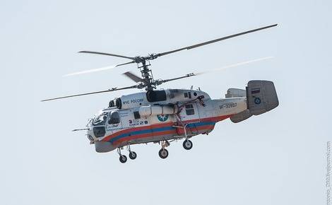 В МЧС настаивают, что упавший в Калининградской области вертолет Ка-32 был исправен