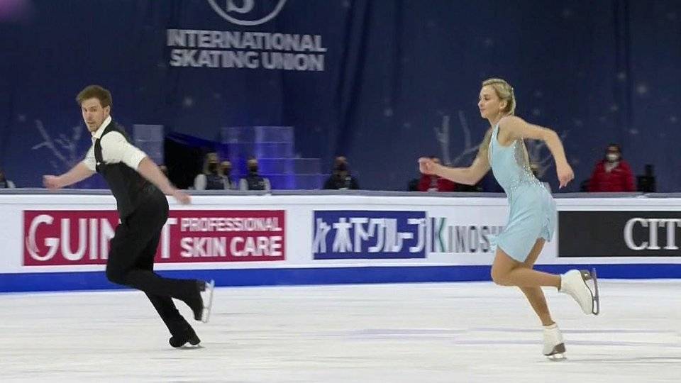 Виктория Синицина и Никита Кацалапов выиграли ритм-танец на чемпионате мира по фигурному катанию