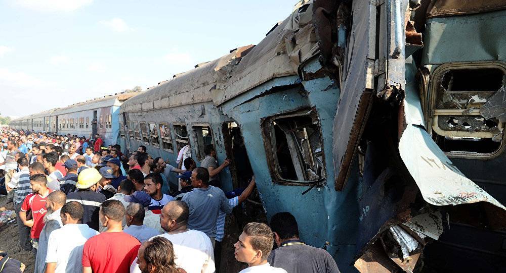 Смертельное столкновение поездов в Египте: погибли 32 человека