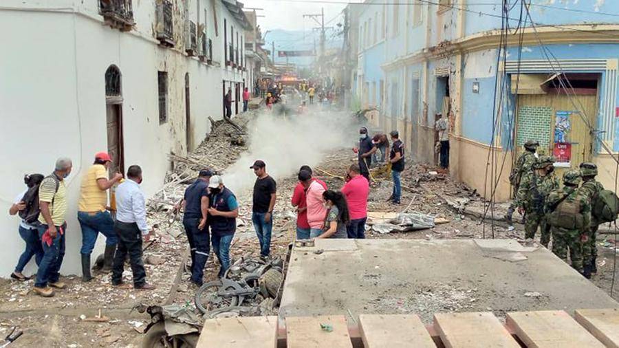 В результате взрыва в Колумбии пострадали 43 человека
