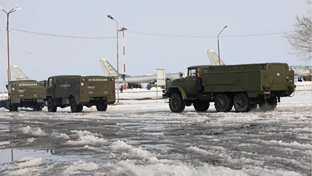 Батальон аэродромно-технического обеспечения провел учения в Саратовской области