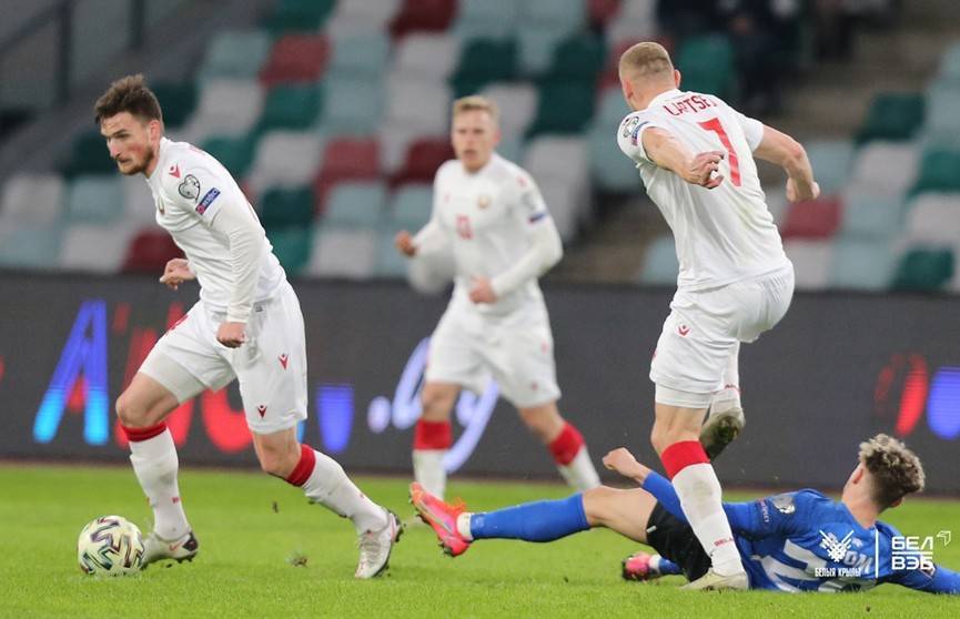 Белорусская сборная по футболу обыграла эстонскую команду в отборочном турнире ЧМ-2022