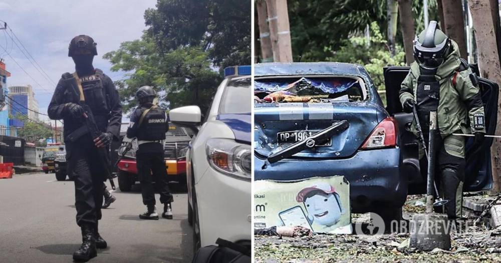 В Индонезии смертники устроили теракт в церкви: есть раненые – фото, видео