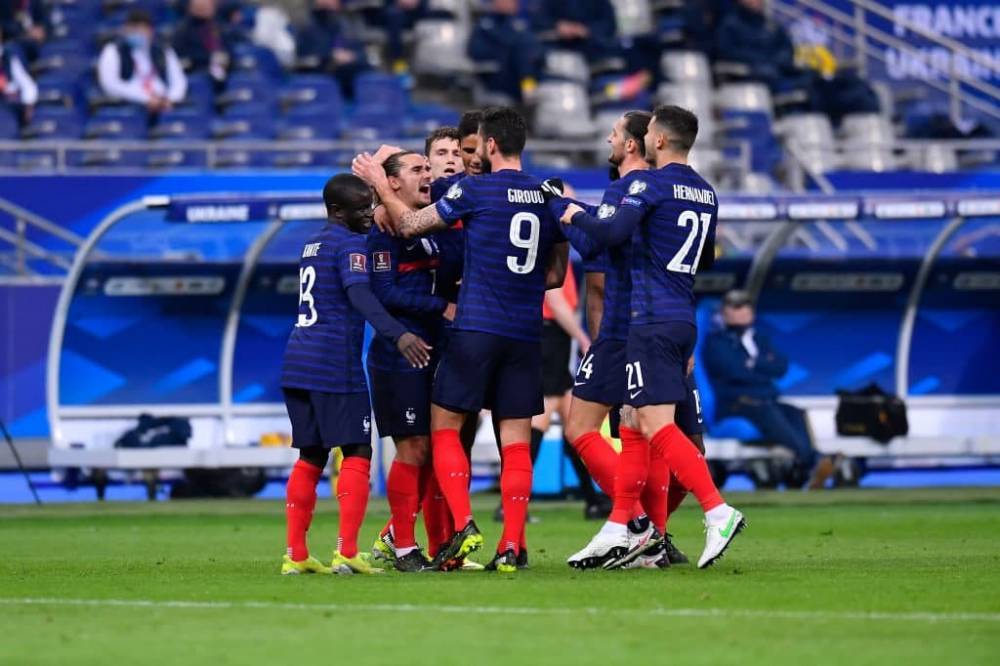 Франция уверенно обыграла Казахстан во втором туре отбора на ЧМ-2022