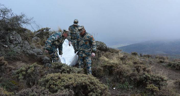 Поиски останков погибших в Карабахе ведутся в двух районах - Госслужба по ЧС