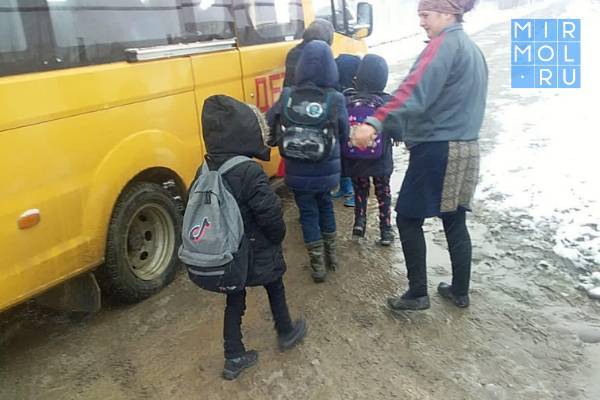 После вмешательства активистов ОНФ в селе Советское Магарамкентского района заработал школьный автобус