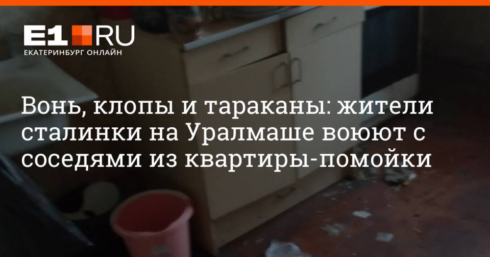 Вонь, клопы и тараканы: жители сталинки на Уралмаше воюют с соседями из квартиры-помойки
