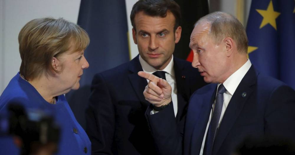 У Путина заявили, что на переговорах о Донбассе с Меркель и Макрона просто обменяются мнениями по ситуации