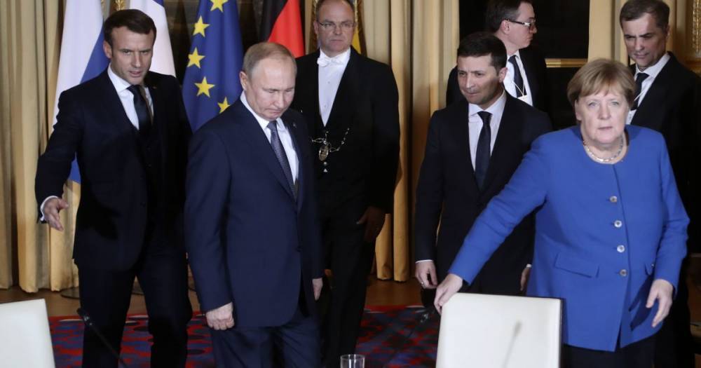 Путин поговорил о Донбассе с Меркель и Макроном без Зеленского