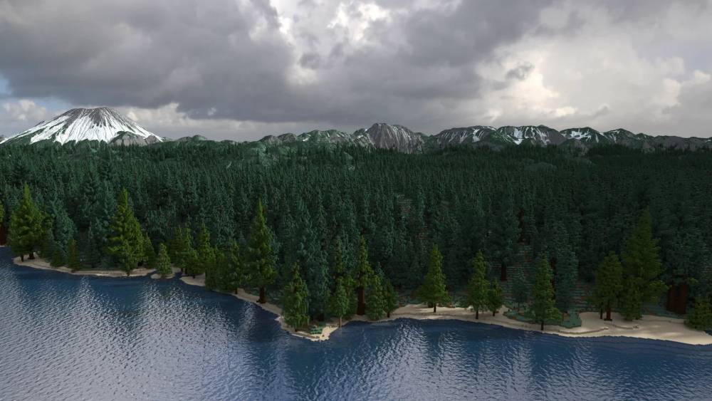 Энтузиаст создал удивительный фотореалистичный ландшафт в Minecraft: фото