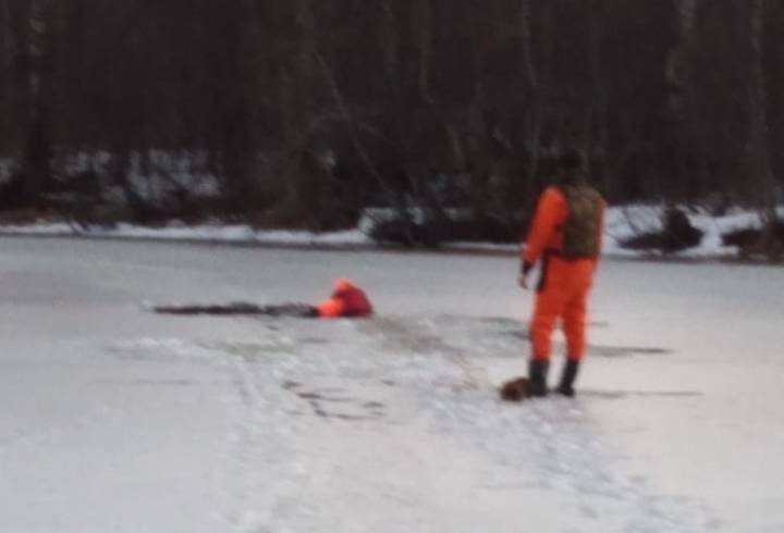Мужчина провалился под лёд и погиб в Приозерском районе