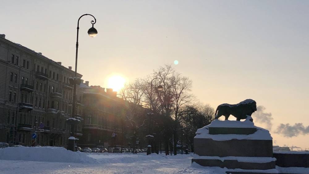 Морозная погода ожидается в Петербурге перед 8 Марта
