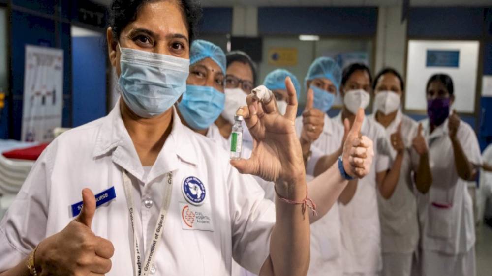 В Индии вакцинировали уже больше миллиона человек