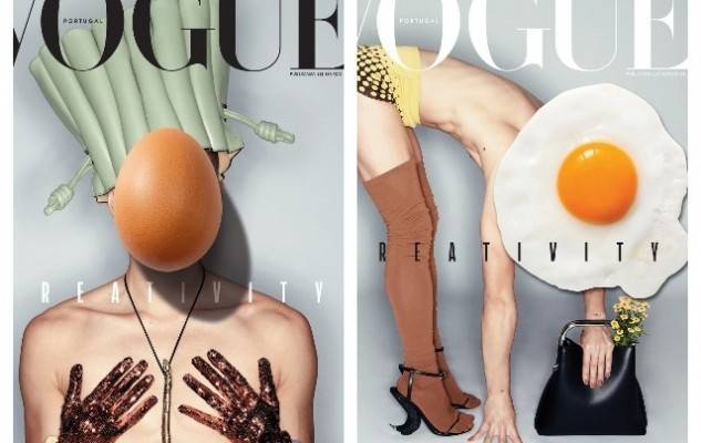 Новую обложку Vogue украсили яйца (ФОТО)